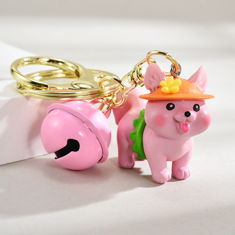 wholesale Resin Cartoon Puppy Keychain